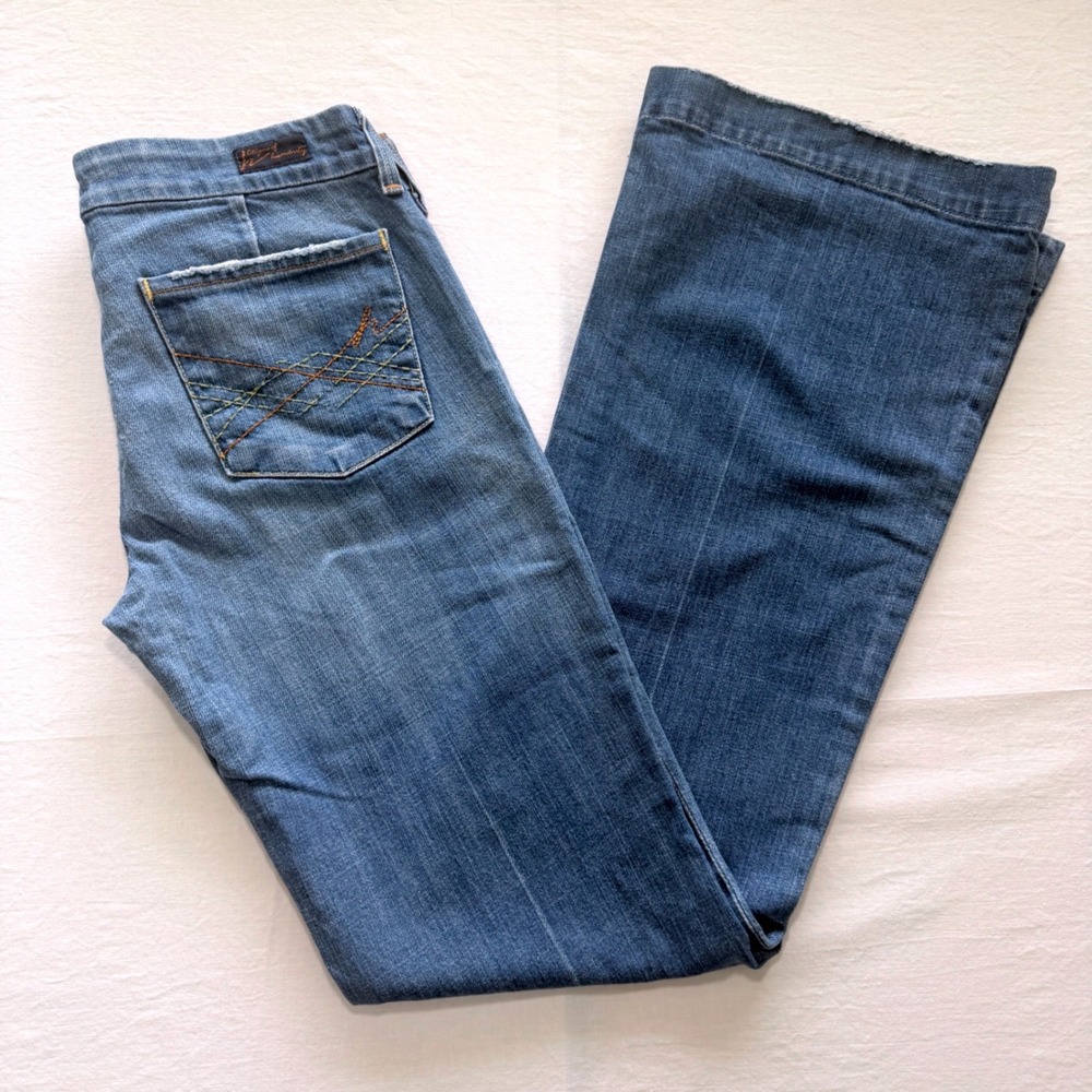 Citizens of Humanity Kate Jeans Womens 28 Low Rise Stretch Blue USA Denim